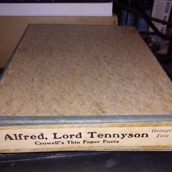 The Poems Of Alfred Lord Tennyson copyright 1900 Embossed Moroccan Leather Boxed - Picture 3 of 12